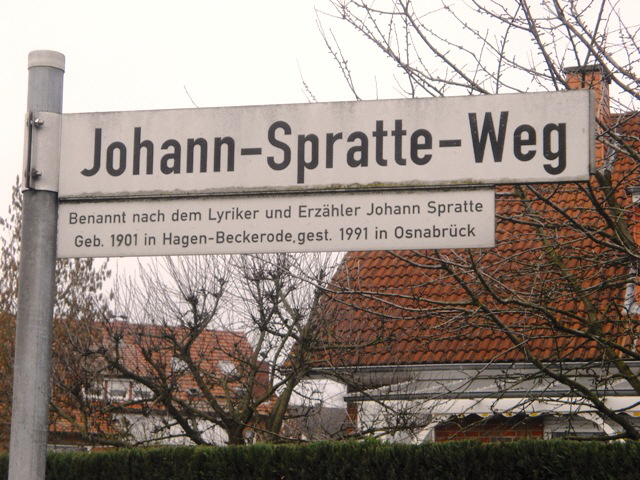 Johann Spratte Weg